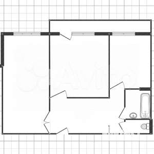 2-к квартира, вторичка, 50м2, 8/9 этаж