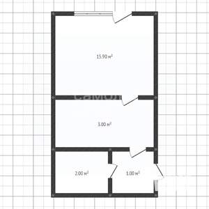 1-к квартира, вторичка, 25м2, 3/3 этаж