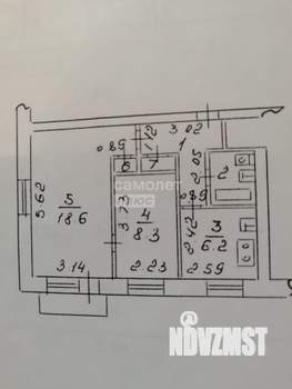 2-к квартира, вторичка, 43м2, 2/4 этаж