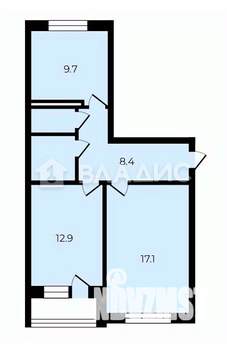 2-к квартира, вторичка, 54м2, 7/10 этаж