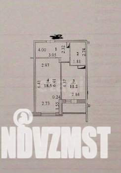 1-к квартира, вторичка, 45м2, 4/25 этаж