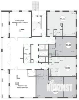 1-к квартира, вторичка, 63м2, 1/25 этаж