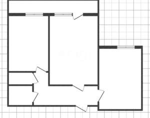 2-к квартира, вторичка, 50м2, 4/5 этаж