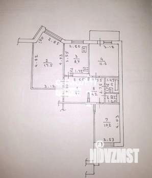 3-к квартира, вторичка, 63м2, 5/10 этаж