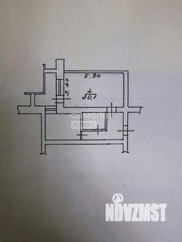 1-к квартира, вторичка, 40м2, 2/9 этаж