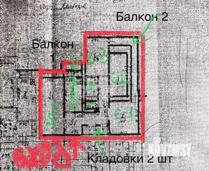 4-к квартира, вторичка, 76м2, 12/17 этаж