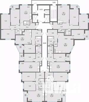 2-к квартира, строящийся дом, 55м2, 9/25 этаж