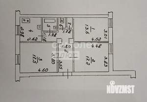 3-к квартира, вторичка, 72м2, 1/3 этаж