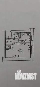1-к квартира, вторичка, 30м2, 1/5 этаж