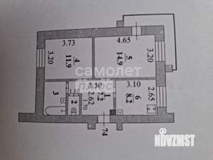 2-к квартира, вторичка, 48м2, 13/14 этаж