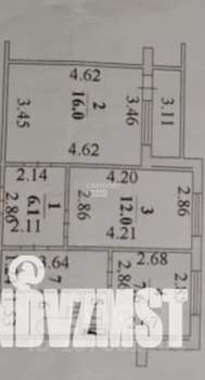 2-к квартира, вторичка, 51м2, 4/10 этаж