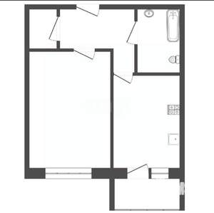 1-к квартира, вторичка, 38м2, 3/10 этаж