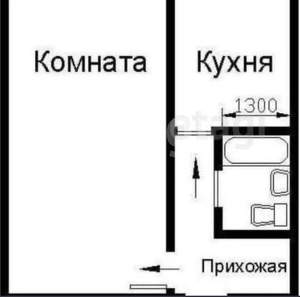 Студия квартира, вторичка, 25м2, 2/9 этаж