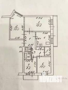 4-к квартира, вторичка, 85м2, 9/9 этаж