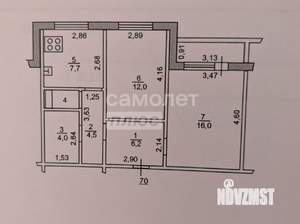 2-к квартира, вторичка, 52м2, 8/10 этаж