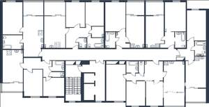1-к квартира, вторичка, 53м2, 12/25 этаж