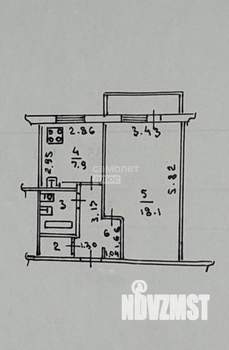 1-к квартира, вторичка, 35м2, 10/10 этаж