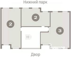 3-к квартира, вторичка, 98м2, 8/25 этаж