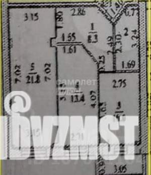 2-к квартира, вторичка, 61м2, 13/13 этаж