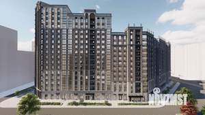 1-к квартира, строящийся дом, 42м2, 2/15 этаж