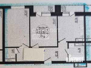 2-к квартира, вторичка, 59м2, 11/26 этаж