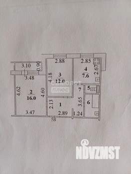 2-к квартира, вторичка, 52м2, 5/10 этаж