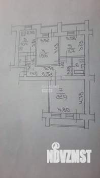 3-к квартира, вторичка, 82м2, 6/8 этаж
