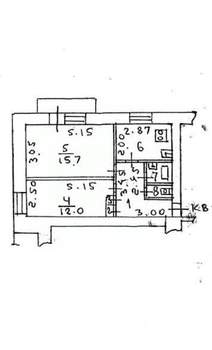 2-к квартира, вторичка, 45м2, 5/9 этаж