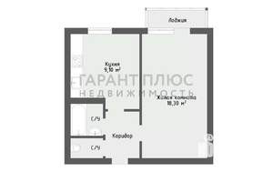 1-к квартира, вторичка, 35м2, 3/5 этаж