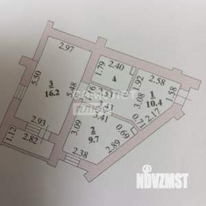 1-к квартира, вторичка, 41м2, 10/15 этаж