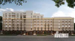 1-к квартира, строящийся дом, 42м2, 3/7 этаж