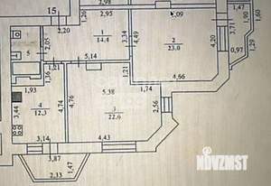2-к квартира, вторичка, 80м2, 4/15 этаж
