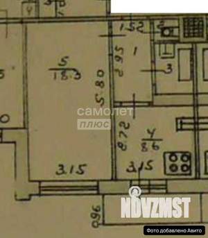 1-к квартира, вторичка, 35м2, 3/5 этаж