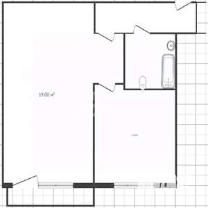 1-к квартира, вторичка, 30м2, 3/5 этаж