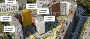 2-к квартира, вторичка, 66м2, 12/19 этаж