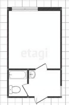 Студия квартира, вторичка, 18м2, 1/5 этаж