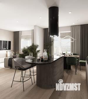 3-к квартира, строящийся дом, 72м2, 4/17 этаж