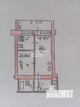 1-к квартира, вторичка, 37м2, 3/5 этаж