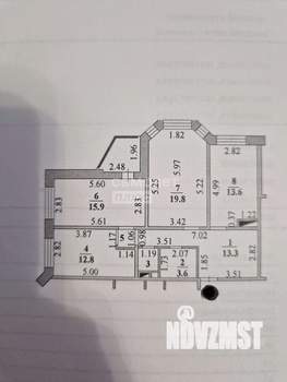 3-к квартира, вторичка, 83м2, 12/17 этаж