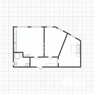 2-к квартира, вторичка, 56м2, 13/15 этаж
