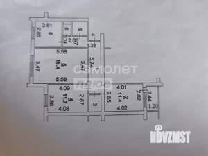 3-к квартира, вторичка, 67м2, 1/10 этаж