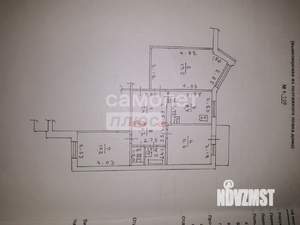 3-к квартира, вторичка, 61м2, 3/5 этаж