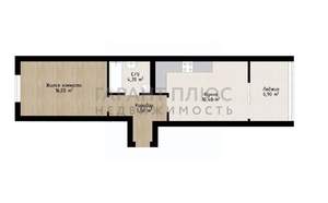 1-к квартира, вторичка, 49м2, 7/15 этаж