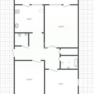 3-к квартира, вторичка, 78м2, 4/8 этаж