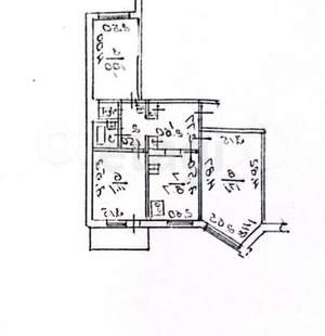 3-к квартира, вторичка, 62м2, 9/9 этаж