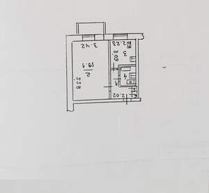 1-к квартира, вторичка, 18м2, 1/5 этаж