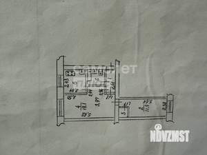 2-к квартира, вторичка, 44м2, 5/5 этаж
