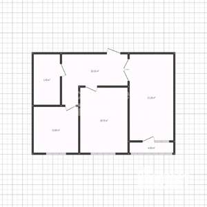 2-к квартира, вторичка, 76м2, 1/13 этаж