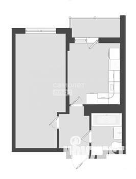 1-к квартира, вторичка, 39м2, 18/19 этаж