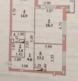2-к квартира, сданный дом, 52м2, 18/20 этаж